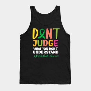 Understand Mental Health Ribbon Tank Top